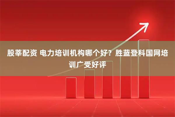 股莘配资 电力培训机构哪个好？胜蓝登科国网培训广受好评